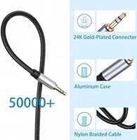 Aux Cable Speaker Wire 3.5mm Jack Audio Cable For Car Headphone Adapter Male Jack to Jack 3.5 mm Cord For Samsung Xiaomi - Image 2