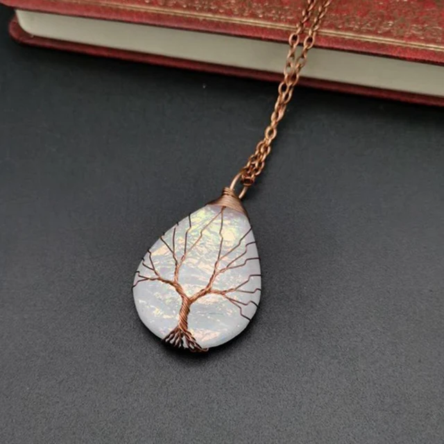 3.03US $ 35% OFF|Copper Energy Healing Necklace | Resin Energy Healing Necklace | Resin Tree Life - Pendants - Aliexpress