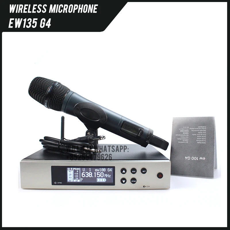 Ew135G4 Ew100G4 Ew 100 G4 Sistema Microfonico Wireless Con Microfono Portatile E835S, Adatto Per Piccoli Pacchetti Per Sennheiser