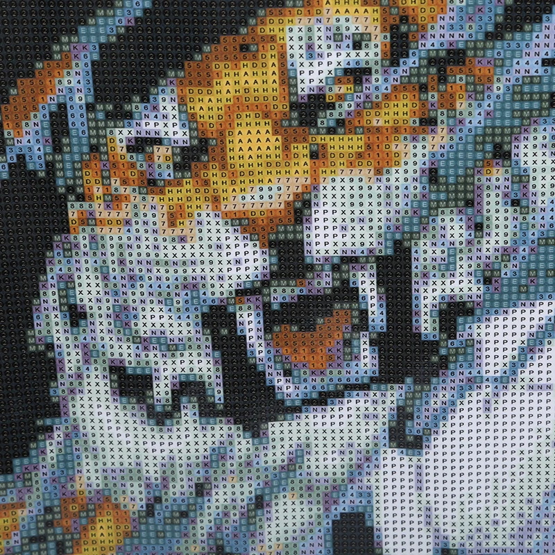 Picture Color Explosion Model 30*30 Diamond Painting DIY5D Tiger Football Cross Stitch Living Room Bedroom Painting