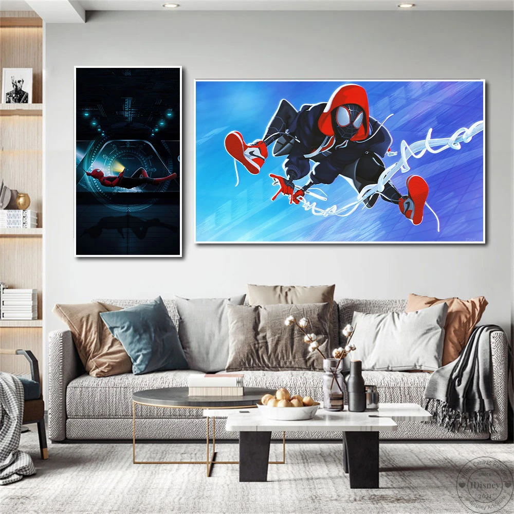 Spiderman No Way Home Canvas Poster Modern Home Bedroom WallArt Decoration  24x36