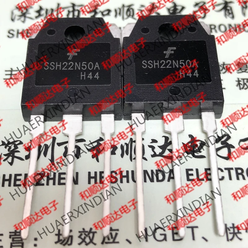 5 шт., новые оригинальные кнопки SSH22N50A TO-3P 500V 22A на