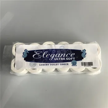 

10/12 Rolls Comfortable Native Wood Pulp Toilet Paper Coreless Roll Paper Toilet Paper Household Paper Towels