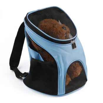 

Portable Pet Cat Dog Carrier Bag Breathable Mesh Outdoor Travel Pets Carrying Double Shoulder Backpack For Small Dogs Animals