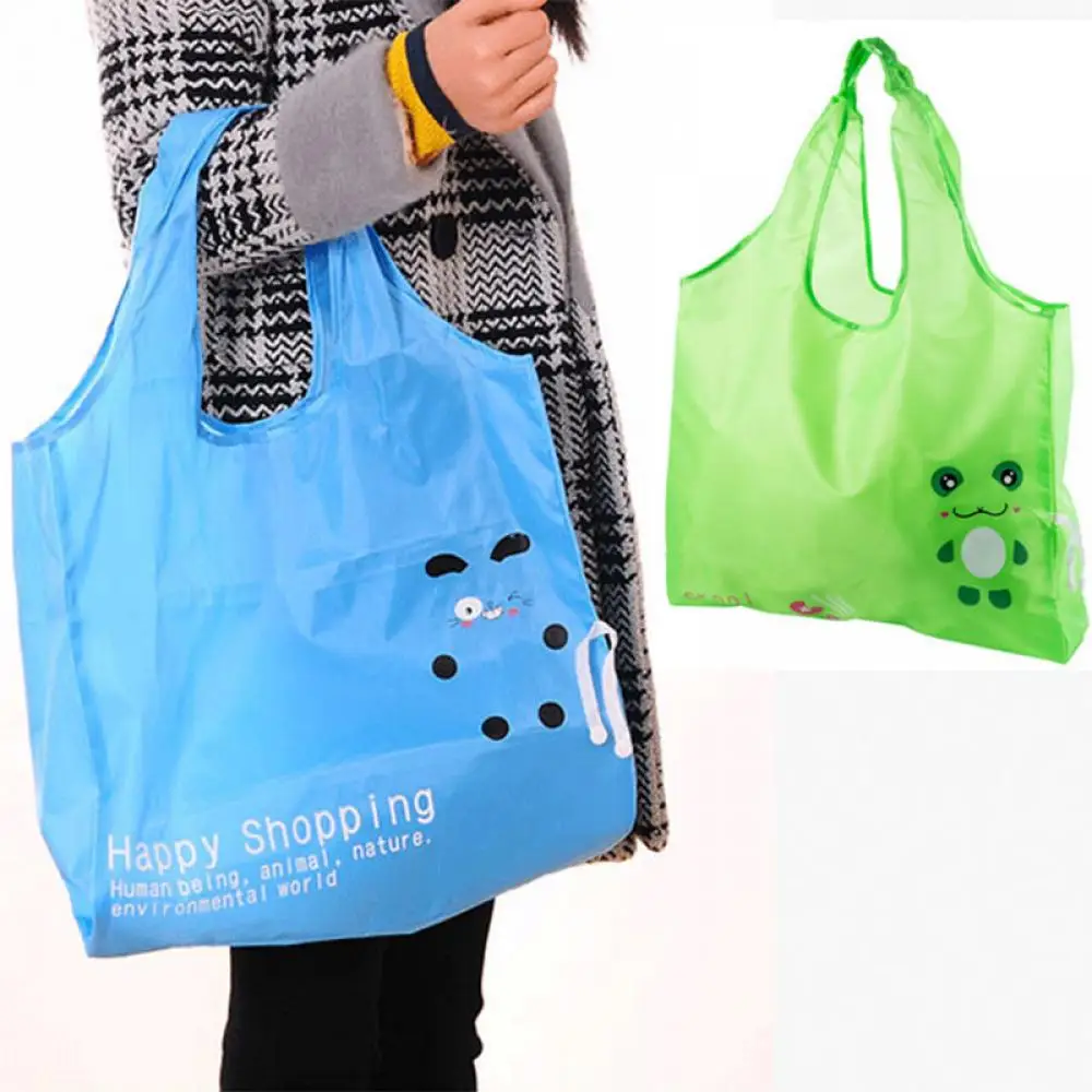 

1 Pcs Hot Selling Creative Green Frog Handbag Shopping Bag Tote Eco Storage Bag Hight Quality HOT
