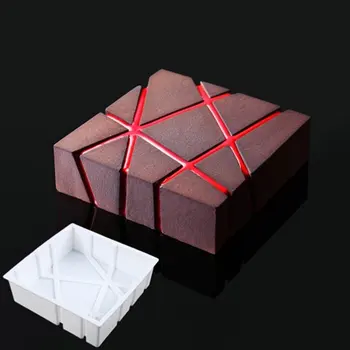 

Square Cake Mold Chocolate Mousse Decor Tools Cakes Desserts Silicone Mould Pan Bakeware