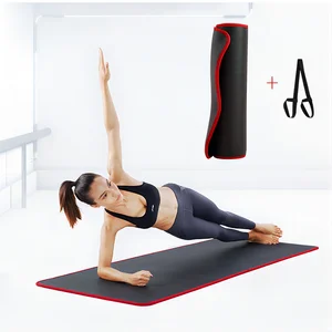 Esterilla de Fitness para principiantes, alfombrilla gruesa de 10mm para  entrenamiento deportivo, Pilates, Yoga, 1830x610mm - AliExpress