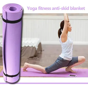 

1 pcs Eva yoga mat fitness mat environmental protection moisture-proof mat non-slip yoga mat yoga blanket