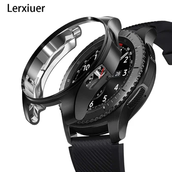 Pokrowiec na zegarek Samsung Galaxy active 2 46mm 42mm Gear S3 frontier uniwersalny zderzak smartwatch akcesoria osłona ochronna tanie i dobre opinie Lerxiuer RUBBER CN (pochodzenie) Zegarek Przypadki