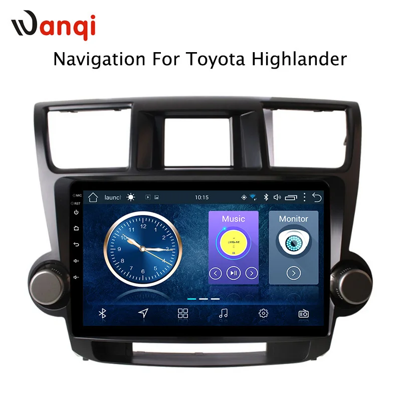 Автомобильный мультимедийный плеер экран 10 1 дюйма Android 8 GPS-навигация для Toyota
