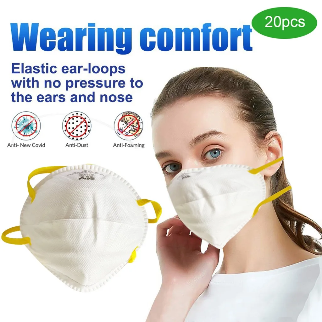 

2020 Support Wholesale Dropshipping 20PC Face Mask Disposable Respirator Safety Mask Dust Mask Adjustable Hot sales in 2020