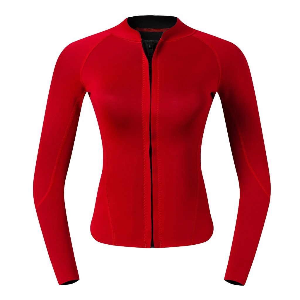 

Neoprene Wetsuit, 2mm Women Scuba Diving Thermal Wetsuit UV Protection Top Jacket Suit Women Wetsuit
