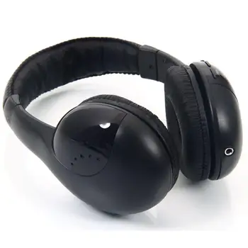 

Bluetooth Headset 5 In 1 Wireless Headphones For MP3 PC TV Black Gameing Earphone