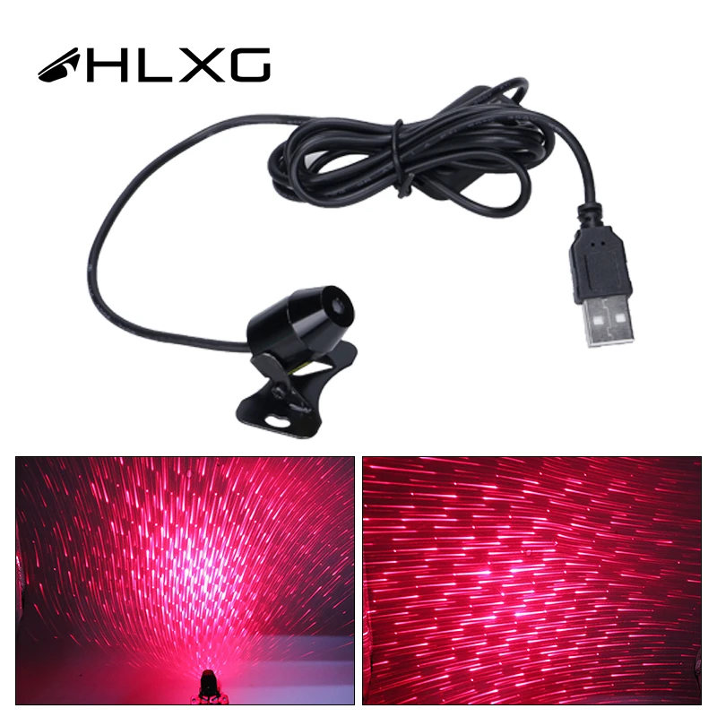 HLXG USB floxay Stream атмосферный окружающий свет автомобиля DJ мини музыкальная лампа