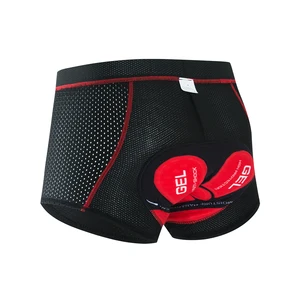 Pantalones cortos de ciclismo transpirables para hombre, ropa interior con almohadilla de Gel 5D, a prueba de golpes, para ciclismo de montaña o de carretera, novedad