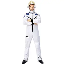 Астронавт в космосе Costplay комбинезон белый космический пилот профессиональный игровой костюм с шлемом
