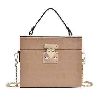 

Leather Stone Pattern Box Design Fashion Women Purses and Handbags Crossbody Bag Female Tote Bag Party Bolsaa Shoulder Bag