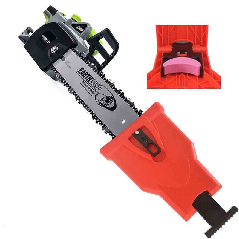 Electric Chain Saw Sharpener Logging Blade Sharpener Tool for Electric Power Chain Saw Fast Knife Sharpener Woodworking Tools