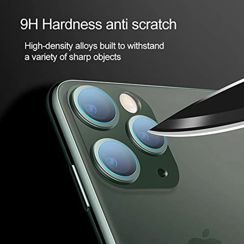 2 в 1 Защитное стекло для iPhone 11 Pro X XR XS Max 9D закаленное + Защитная пленка объектива