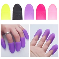 10PC Nail Polish Clip Soak Off Silicone Cap UV Gel Lak Remover Wraps Degreaser Cleaner Tips Fingers Cover Varnish Manicure Tools 1