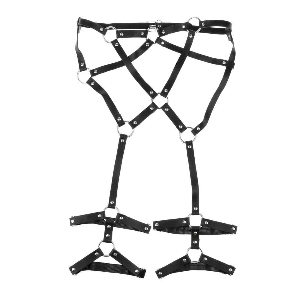Women Waist Leg Harness Garter Belt High Thigh Stockings Suspender Clubwear