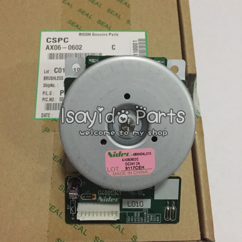 

1PC AX06-0602 AX060602 DC24V 2A Genuine New Main Motor for Ricoh Aficio MP 2014 2014EN 2014D 2014AD