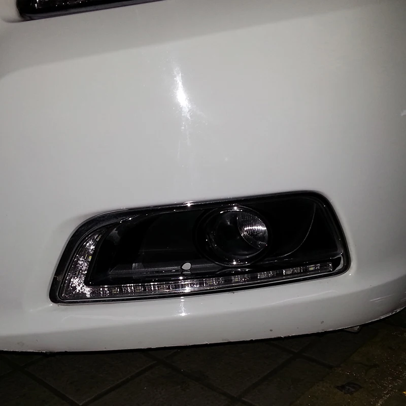 2 шт. для Chevrolet Malibu 2011- Светодиодный дневной ходовой светильник DRL Автомобильная противотуманная фара 6000 К Белый Желтый поворотный синий светильник