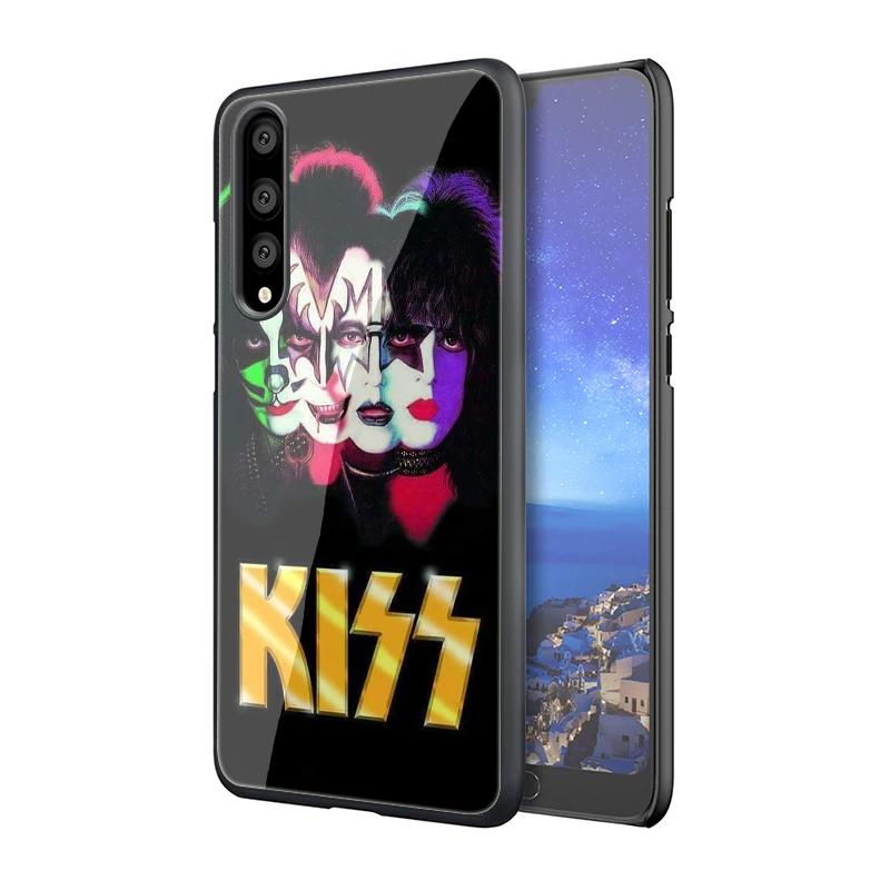 EWAU Kiss Band чехол из закаленного стекла для телефона для huawei P10 P20 P30 Lite Pro P Smart