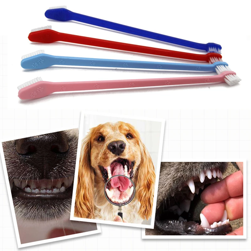 Pet Cat Dog Tooth Finger Brush Finger Toothbrush Pet Dog Oral Pet