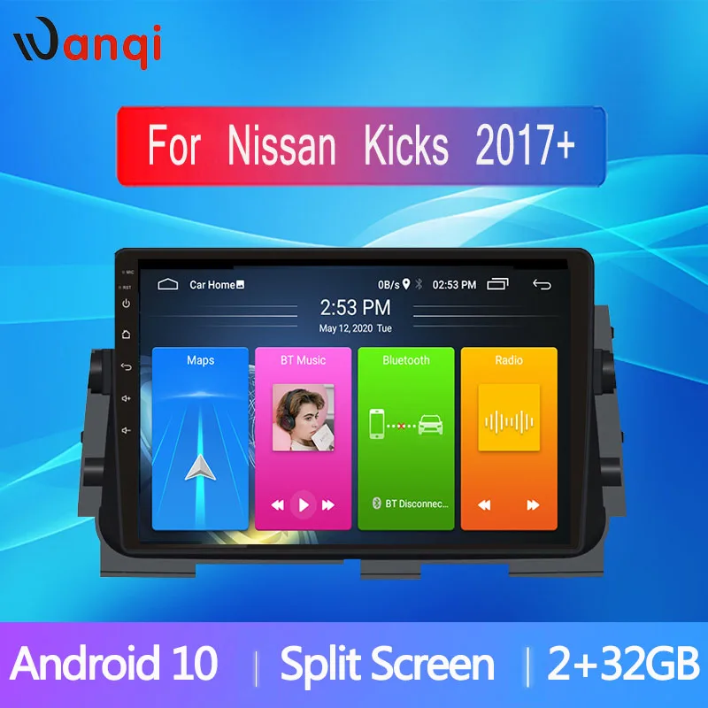 10 1 дюймов RDS Разделение Экран Android автомобильное радио для Nissan ногами 2017 + BT SWC