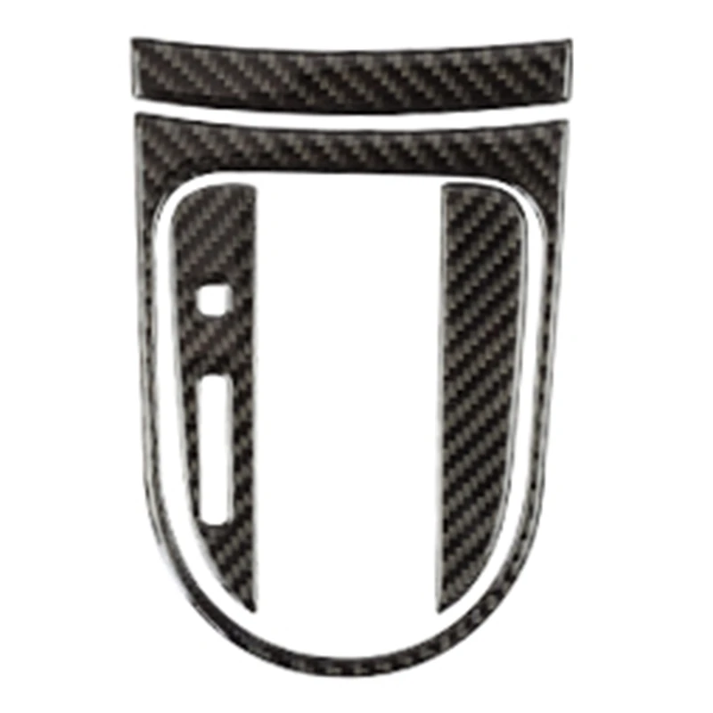 

Carbon Fiber Car Gear Shift Panel Frame Cover Stickers for Ford Mustang 2015-2017 Car Accessories Car Stickers Styling