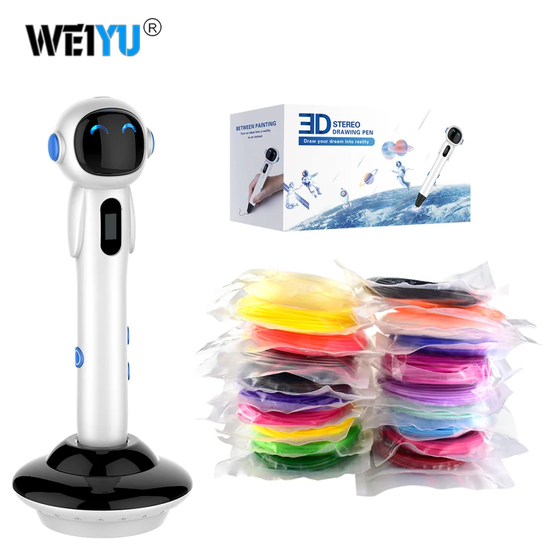 Оптовая продажа новая 3d ручка weiyu RP500A для печати DIY с поддержкой нити ABS/PLA 1 75 мм
