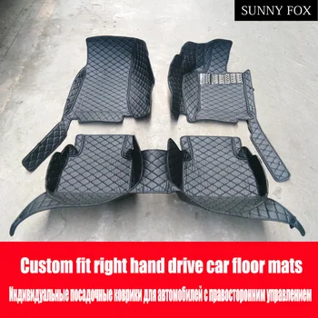 

Right hand drive/RHD Car floor mats for Toyota Camry Corolla Mark X Crown Verso FJ Cruiser yaris L 5D car-styling carpet floor l