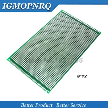 

2PCS Double Side Prototype PCB 8*12cm diy Universal Printed Circuit Board 8*12