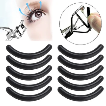

Universal Eyelashes Curler Replacement Pads 10pcs/set Black High Elastic Refill Silicone Durable Cosmetic Makeup Tools Dropship