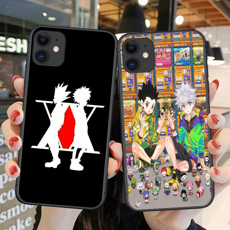 

Hunter HXH Anime Hunter X Hunter Phone Case For iPhone 11 12 Pro MAX 6.7 SE2020 XR X Silicone TPU Cover For Apple 12Mini 7 8Plus