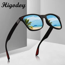 Higodoy винтажные негабаритные солнцезащитные очки мужские