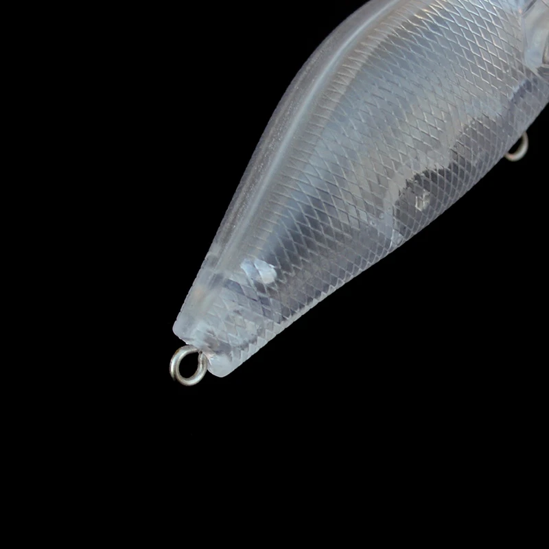 Minnow заготовки наживок 10 шт./партия 6,6 см 7,2 г Неокрашенная Приманка Minnow тела пластиковые прозрачные DIY жесткая приманка искусственная приманка