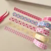 MINKYS New 5M Kawai Pink Cherry Washi Tape Scrapbooking Journal Scene Frame Decoration Cute Sticker School Stationery 4