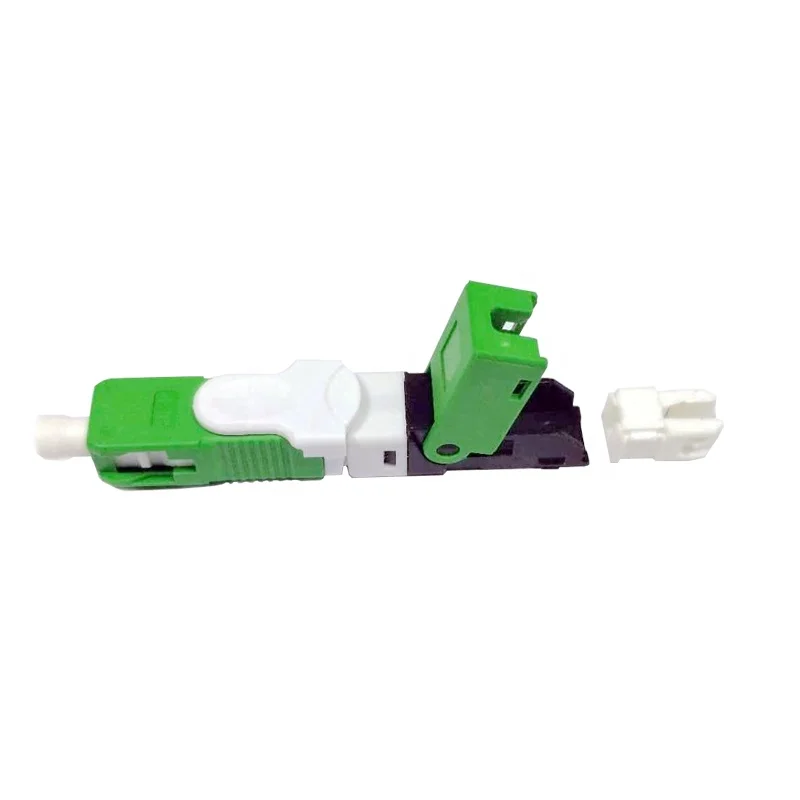 100 шт. FTTH ESC250D SC APC Волоконно-оптический Быстрый Соединитель одиночный волоконно-оптический Быстрый Соединитель SC полевой соединитель