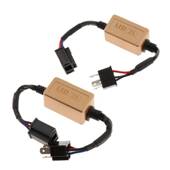 

2pcs H4 Upgrade Anti Flicker Harness Error Free Decoders ,Plug-N-Play installation
