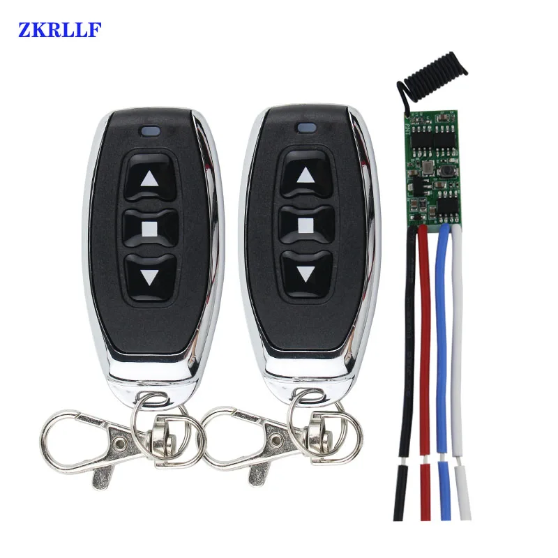 433mhz wireless remote control switch  rf transmitter receiver 5v 9v 12v 1CH motor Forward Reverse steering Controller module-1-1