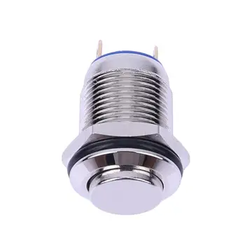 

12mm Reset Type Momentary Metal On/Off Push Button Switch With Two inserting sheets 3V-250V car accessaries Motorcycle Switches
