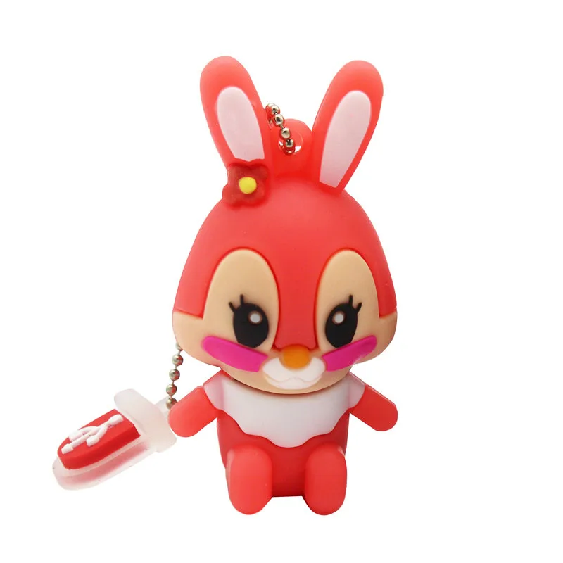 Usb флеш накопитель TEXT ME розовая карта памяти серый кролик 8 ГБ 16 ГБ|16gb pendrive|memory