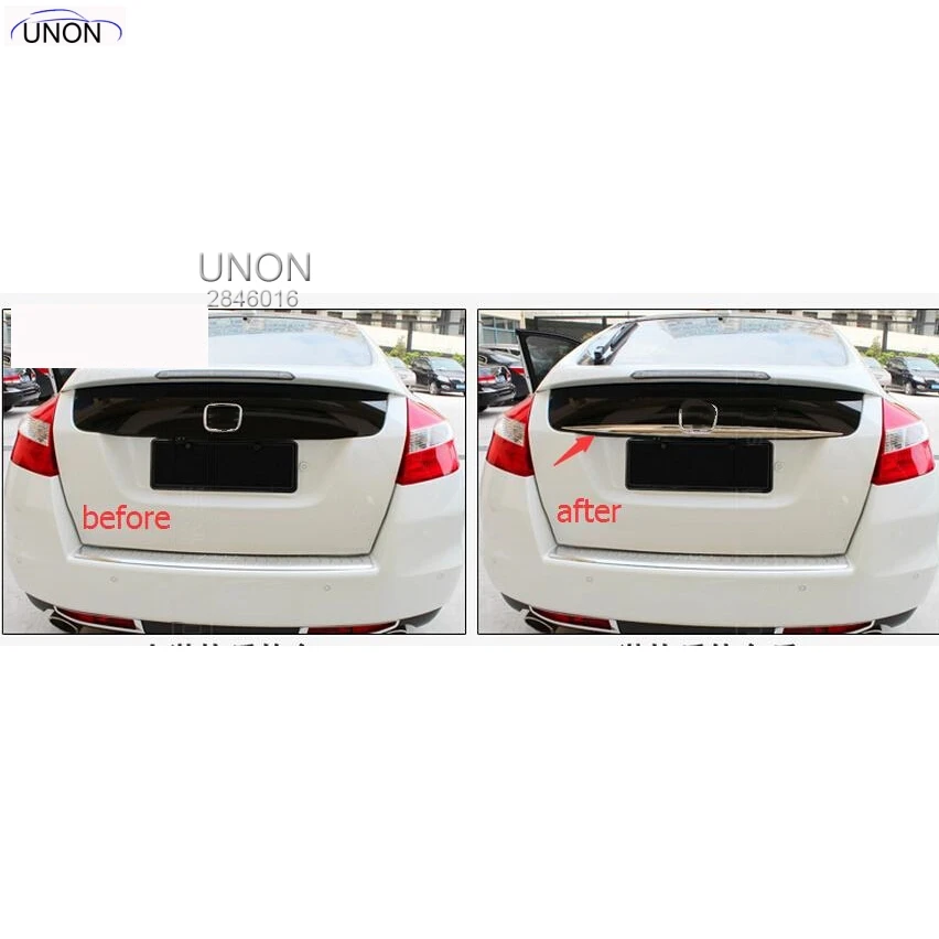 Обшивка крышки багажника 1 шт. для Honda Crosstour 2011 2013|trim cover|trunk lid trimhonda trim |