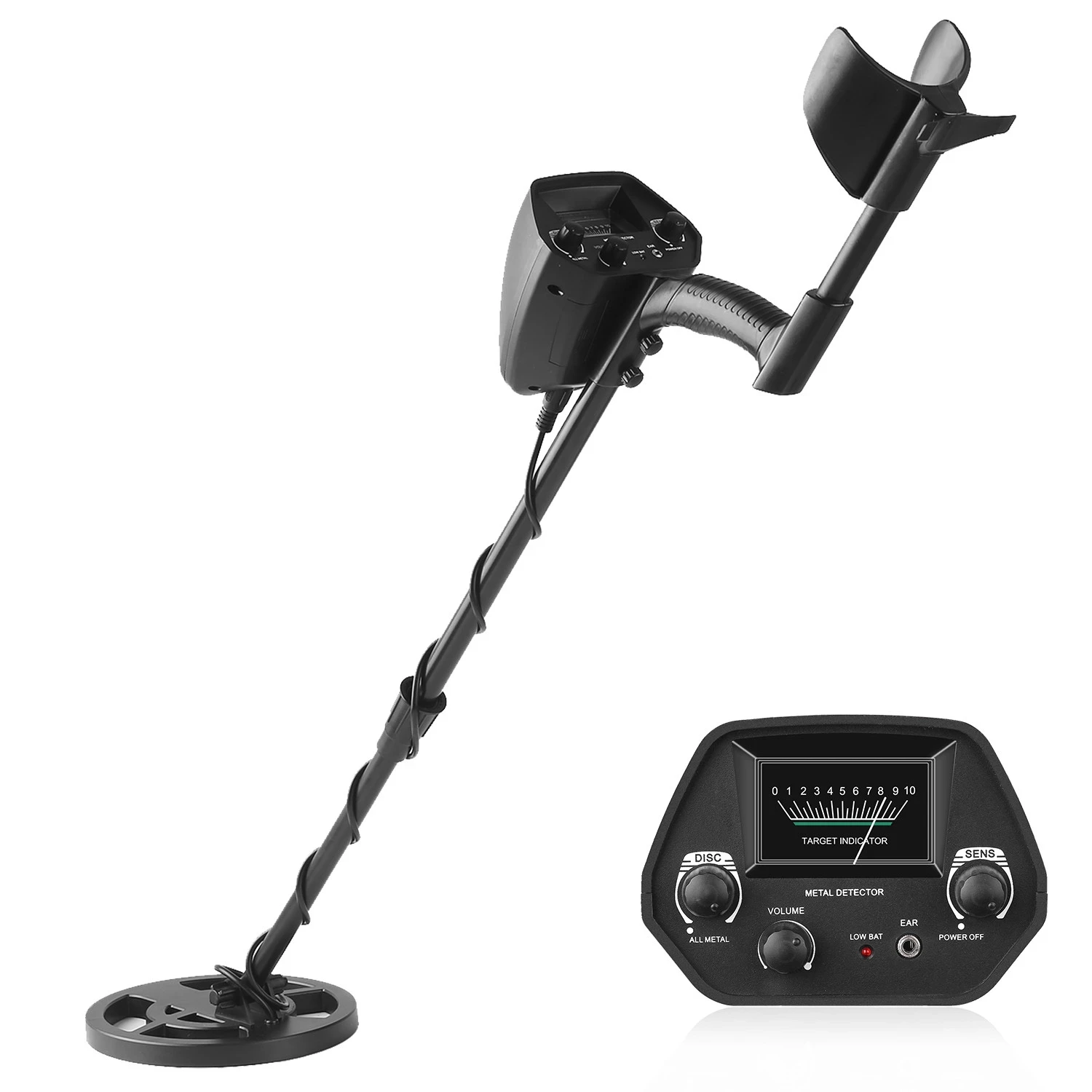Metal Detector Underground Gold Detector Waterproof Search Coil Seeker Treasure 4