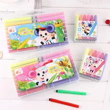 Набор моющихся кистей для рисования с мягкими наконечниками, каллиграфическая ручка, надпись, эскиз, раскраска, детский акварельный маркер для рисования, набор ручек