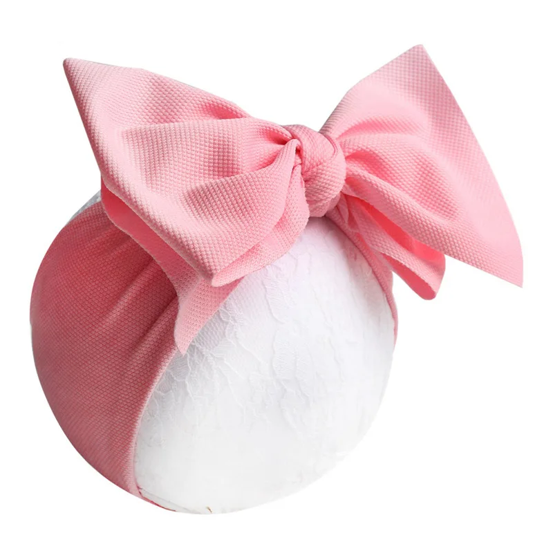 WARMOM European Style Big Bowknot Baby Headband Children Party Decoration Headband 8 Colors To Choose Baby India Hat Headband
