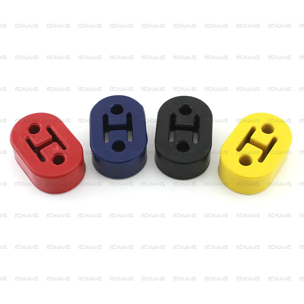 Auto Car Rubber Exhaust Tail Pipe Mount Brackets Hanger Insulator 2 Holes 4 Holes exhaust pipe hanger