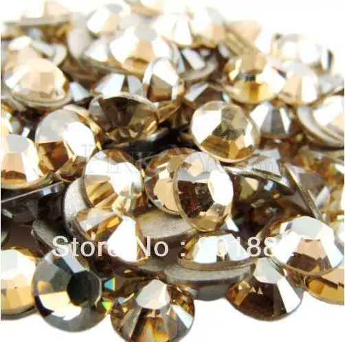 

Gold Shadow 3D Nail Art Decorations ss3 ss4 ss5 ss6 ss8 ss10 ss12 ss16 ss20 ss30 ss34 Crystal Non HotFix Rhinestones